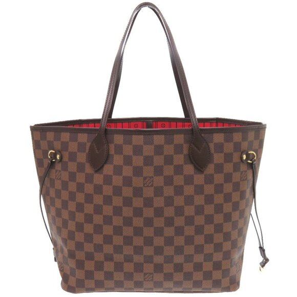 LOUIS VUITTON Brown Damier Neverfull MM Tote Bag - Picture 2 of 10